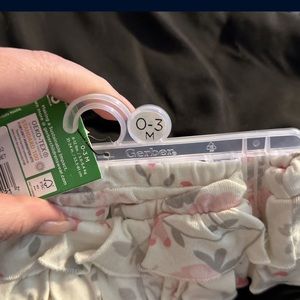 0-3 month old baby girl bottoms